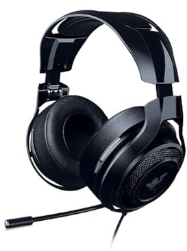 RAZER MANO'WAR 7.1: Surround Sound - Quick Action Controls - Unidirectional Retractable Mic - Gaming Headset Works with PC, PS4, Xbox One, Switch, & Mobile Devices