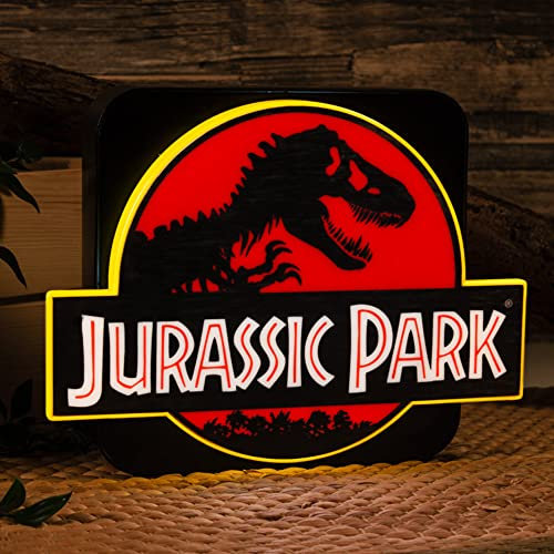 Numskull Jurassic Park 3D Lampe Wandlicht - Umgebungsbeleuchtung Gaming Zubehör für Schlafzimmer, Zuhause, Studium, Büro, Arbeit - Offizielles Jurassic Park Merchandise