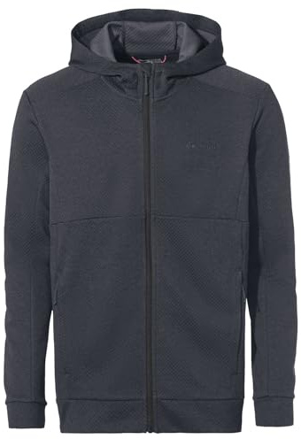 VAUDE Men's Neyland Hiking Hoody, Fleece Hoodie, black, XXL