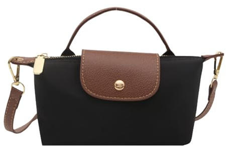GWAWG Sac Mini Bandoulière Femme – Petit Sac Épaule Compact pour Femme, Mini Sac à Main avec Fermeture Éclair, Sac Hobo, Bretelle Ajustable, Petit Sac Tote pour Usage Quotidien, Bureau, Soirée, Cadeau