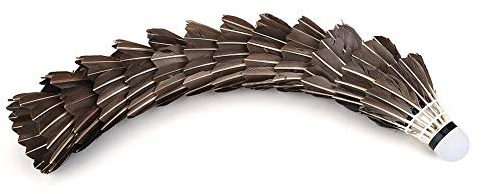 Akozon Volantes de Bádminton Premium, 12 Uds., Pelotas de Entrenamiento para Deportes Al Aire