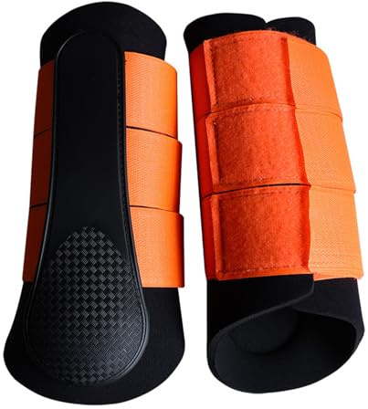 Wilgure Bandage professionnel de soutien des jambes pour chevaux - Manches intérieures respirantes - Plusieurs tailles - Protections confortables