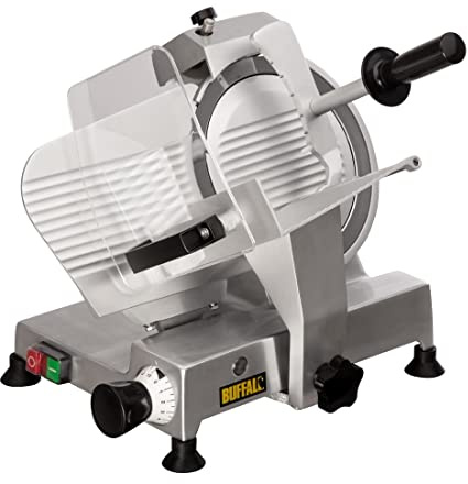 Buffalo Commercial Electric Meat Slicer 120W Anodised Aluminium, 250mm