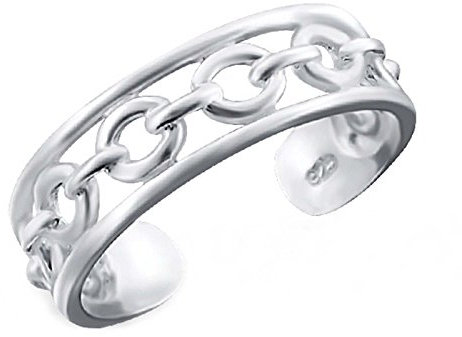 FIVE-D Ring Zehenring Zehring Damen Ring 925 Sterling Silber (Ringmuster)