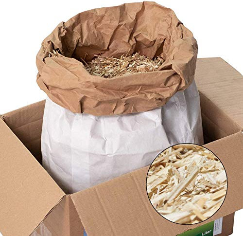 Jumbogras® Rindenmulchersatz, aus Häckselgut - pH neutral, unkrautbekämpfend und für Sensible Pflanzen geeignet, 100% aus Biomasse mit bodenverbessernden Eigenschaften, 3x40 L - Made IN Austria