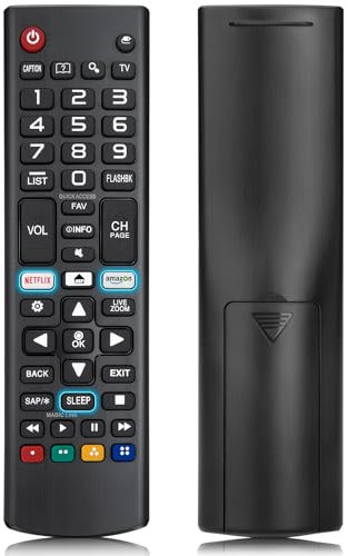 für LG Fernseher Fernbedienung,Geeignet für Alle Original LG Smart TV Remote,mit Netflix Amazon-Tasten,AKB75095307 AKB75095308