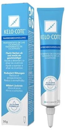 KELO-COTE 30g - Gel de silicone pour traitement des cicatrices surélevées - Réduit les rougeurs - Aplanit les cicatrices - Soulage les démangeaisons - Cicatrices chirurgicales - Césarienne - Brûlures