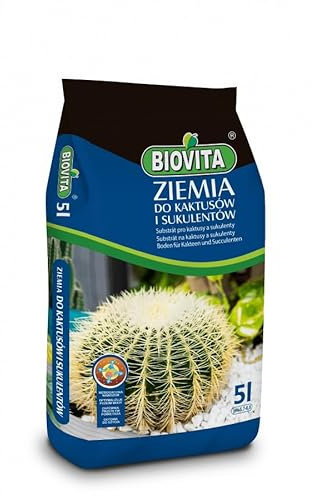 Blumenerde Kakteen und Sukkulenten Erde Kakteenerde Kaktus Erde Pflanzerde 5L