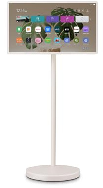 LG StanbyME 2 27LX6TDGA, Schermo Portatile Touchscreen 27'' Orientabile, Monitor Touch con Base a Stelo con Rotelle, Batteria Integrata 4 ore, Wi-Fi, webOS, Dolby Vision, Dolby Atmos, HDMI, USB-C 2025