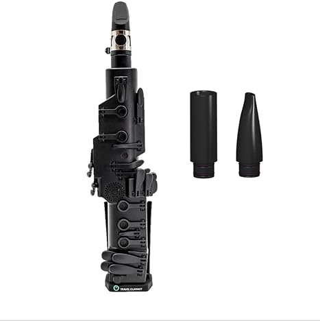 Odisei Music Travel Clarinet + Accessory Pack | Clarinete electrónico | +50 sonidos | El más pequeño y ligero del mundo, practica en silencio