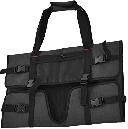 RASTKY Custodia da Trasporto Nera per Monitor di Computer - Borsa Protettiva da 24 Pollici con Tasca Frontale per Tastiera e Mouse - Ideale per i Professionisti in Viaggio