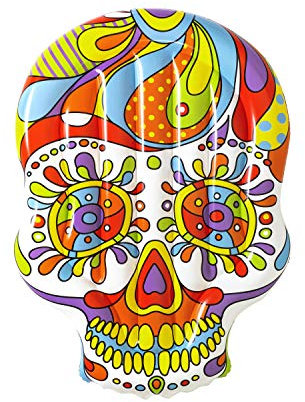 Bestway 43194 Isola Gonfiabile Teschio Pop Art