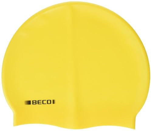 BECO Beermann GmbH & Co. KG Kinder Kappe Silikonhauben, unifarbig, gelb, One Size, 7390
