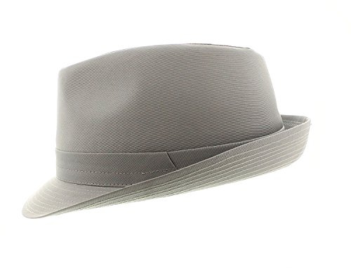 votrechapeau - Chapeau Trilby - Petit Bord - Savone - Gris clair