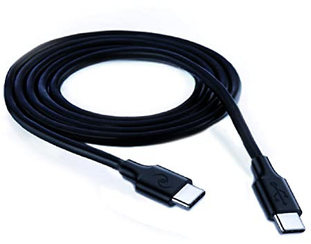 Tecnoware Power Systems - Cavo USB-C 180 cm | Compatibile con Notebook, Ultrabook, MacBook Pro, Tablet | Ricarica Rapida | Alta Resistenza | Trasferimento Dati 480 Mbit/s | Soft Touch, Nero