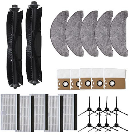 Pièces de rechange for balayeuse, compatibles for Laresar L6 Pro, compatibles for Ultenic T10 Robot Aspirateur Tampons de vadrouille Sacs à poussière Accessoires de remplacement ( Color : Package1 )