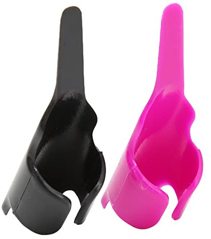 Controlador de Hilo Fingerthing, 6pcs Herramienta de Plástico para Planchar Telas de Costura, Lezna y Empujador de Telas, Protector de Dedos para Todas las Estaciones de Planchado