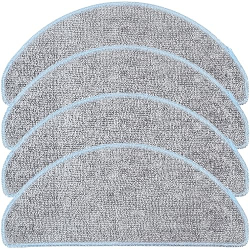 KiimSin 4 Stück Staubsauger-Wischtücher für iRobot Roomba Combo Essential/Vac Essential Y0110 Y0112 Y0140 Q0110 Q0120/ Plus 105 Combo Wischpad-Zubehör