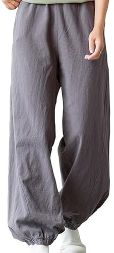 Generico Pantaloni Tai Chi Comodo Traspirante Pantaloni da Uomo E da Donna Ampi Pantaloni da Allenamento Kung Fu Tai Chi E Wing Chun Casual Pantaloni Quotidiano per Yoga,B,XXL