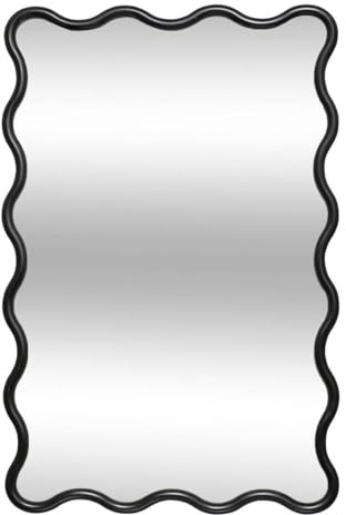 Atmosphera - Wellenspiegel Judy schwarz 89x59cm