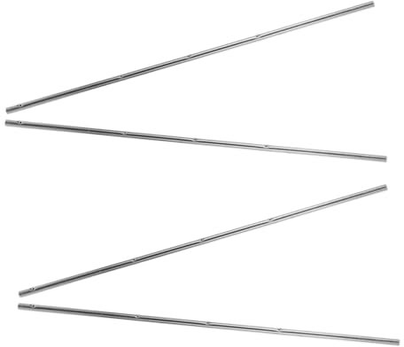 POPETPOP 4 Stücke Metall Tischfußball Stangen Ersatzteile für Tischfußballmaschinen Einfache Montage Kompakte Bauweise für Kinder und Erwachsene Tischfußball Zubehör