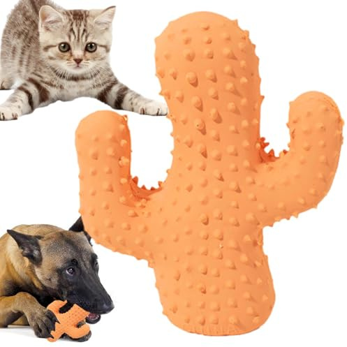 Zestivra Puppy Chew Toys, Cactus Dog Teething Toys, Pet Chew Toys for Cleaning Teeth and Protect Health