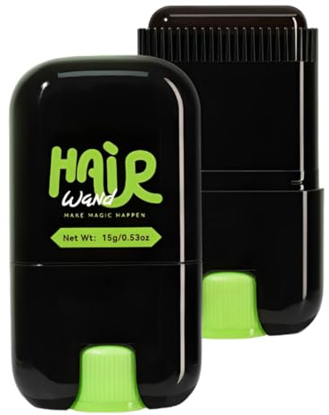 AEIXYA 1 Pezzi 2 In 1 Ritocco Ricrescita Capelli,Ritocco Capelli Bianchi, Strumento Per Coprire I Capelli Bianchi,Stick Monouso Per Colorazione Capelli, Con Pettine, Unisex (Marrone scuro,B)