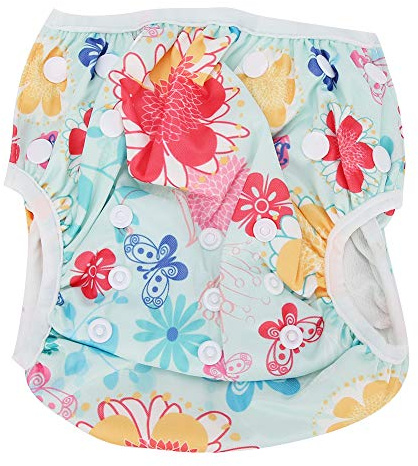 BAFOVY Pannolini da Nuoto Riutilizzabili, Pannolini da Nuoto per Bambini Impermeabili Regolabili con Fodera in Rete Traspirante, Costumi da Bagno Unisex per Neonati 5-25 Kg Elementi Essenziali per