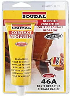 Soudal 06455 Colle néoprène gel 125 ml
