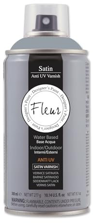 FLEUR DESIGNER'S PAINT | Vernice Spray ad Alta Resistenza e Base Solvente, Fleur Vernice Spray V02, Satinata UV, Formato 300 ml