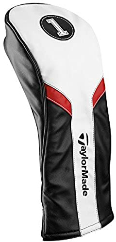 TaylorMade Golf DRIVER HEADCOVER,WHITE/BLACK/RED