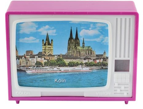 Freak Scene Gucki - klick-Fernseher - Kölner Sehenswürdigkeiten - Köln - pink
