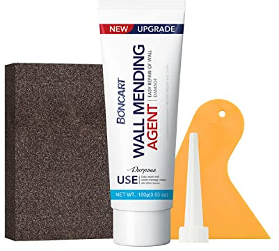BONCART Spackle Wall Repair Kit,Drywall Repair kit,Wall Mending Agent Putty with Scraper,Plaster Wall Repair Paste for Wall Crack/Nail Hole/Graffiti,Wall Surface
