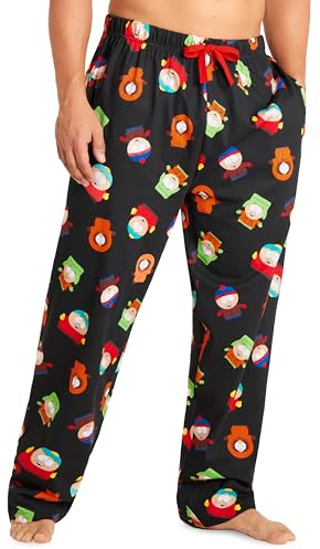 Get Trend South Park Mens Pyjama Bottoms - Comfy PJs Loungewear Trousers (M, Multi)