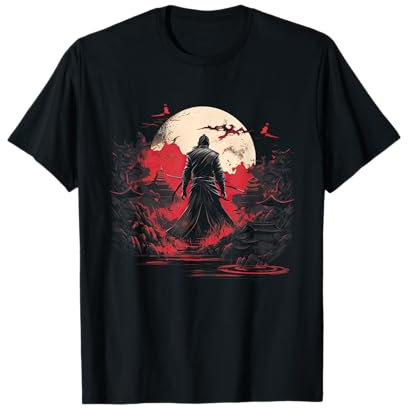 Samouraï Katana Honor Arts Martiaux Japonais T-Shirt