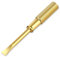Mini Screwdriver Stainless Steel, Screw Driver Fits for Love Bracelet, Slotted Screw Driver Repair Tools for Jewelry Bracelet(Gold)