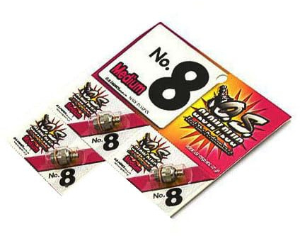 3Pcs O.S. Spark Glow Plug NO.8 OS #8 Hot For Nitro Fuel Engine RC Car Airplane