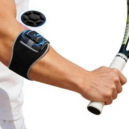 Tennis Elbow Support Strap, Golfers Elbow Brace for Men Women, Adjustable Elbow Sleeves with Removable Compression Pad Savior for Fatigue Pain, Net Player Anti-Slip Elbow Compression Brace Washable