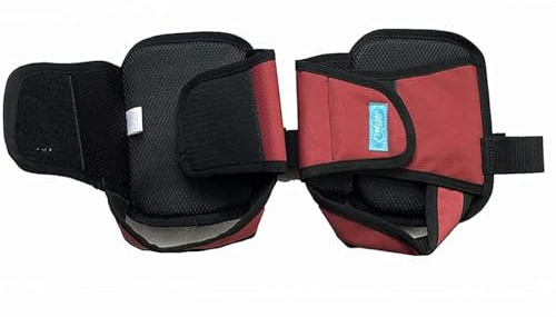 Zapatos Antideslizantes For Silla De Ruedas Correas Fijas Zapatos Correas Piernas De Silla De Ruedas Cinturón De Seguridad Reposapiés Accesorios For Personas Mayores Con Discapacidad(Red)