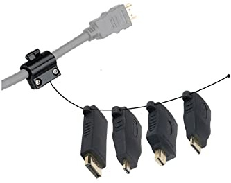 DigitaLinx Liberty Patented HDMI Adapter Ring with Micro HDMI, Mini HDMI, DisplayPort & Mini DP adapters Provide connectivity for Conference Rooms. Laptop, iPad, MacBook Pro, Galaxy, Chromebook.