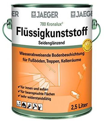 Jaeger Kronalux Flüssigkunststoff 780 schokobraun RAL8017 2,5Ltr Bodenbeschichtung