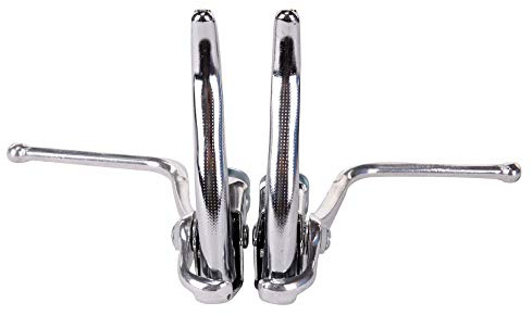 SENI Road Bicycle Double Handle Brake Lever For C And V Brake Silver