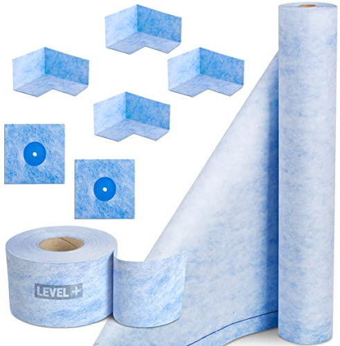 Juego de cinta, cinta de sellado, juntas, esquinas de sellado, manguitos de pared, sellado interior exterior, ducha, baño balcón SET B17