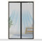 SCREEN DOOR Fliegengitter Balkontür 110x230cm | Hochwertiges Magnetisches Fliegengitter Tür, Insektenschutz, Einfache Montage – Schwarz