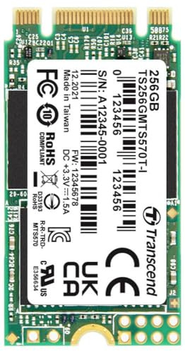 Transcend 256GB Internal M.2 SATA SSD 2242 TS256GMTS570TI-VS1