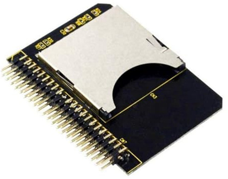 Fahoujs Adaptador de 44 pines, 2 5 pulgadas, macho, 2 0 mm, tarjeta de memoria para ordenadores portátiles, compatible con tarjeta de memoria para adaptador IDE