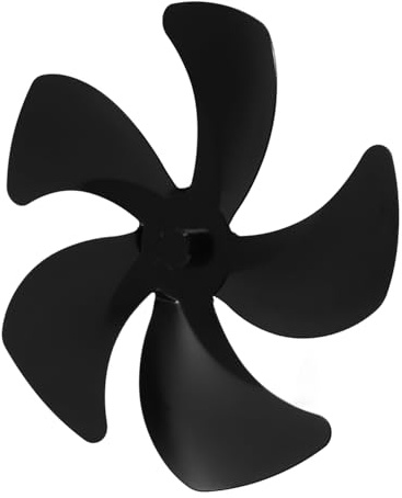 Sosoport Ventilatore per Stufa in Alluminio Alimentato dal Calore Silenzioso e Autostart per e Uso Ottimizza la Circolazione del Calore in Soggiorno e Camera