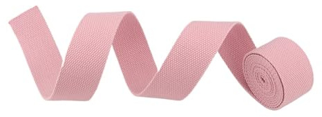 Nylonbälte canvasbälte 5 meter och 20 mm för väskor, bomullsremmar, nylon för ryggsäckar, hundtillbehör (rosa)