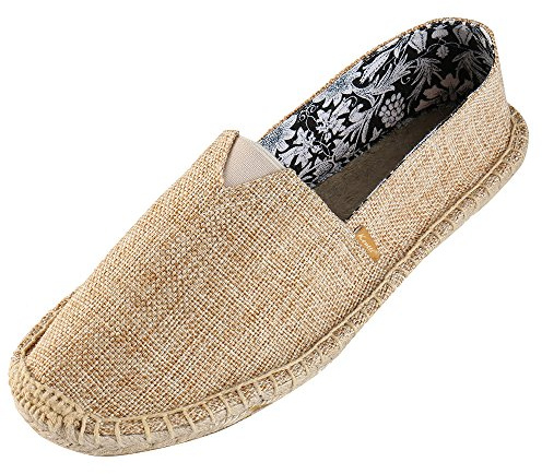 Kentti Basic, Espadrillas Classiche in Tela Uomo Beige 41 EU