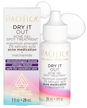Pacifica, Spot Treatment Dry It Out Acne Gel, 1 Fl Oz